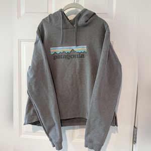 Patagonia Logo Grey Uprisal Hoodie